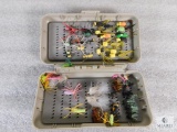 Orvis Rod and Tackle Box with Medium Size Fly-Fishing Lures