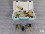 Morell Saltwater Fly Box Aqua Blue with Miscellaneous Fly-Fishing Lures