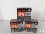 Lot of 3 Boxes of Winchester AA Super Sport Sporting Clays 12 Gauge Shotgun Shotshells
