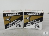 Lot of 2 Boxes of Federal Dove & Small Game 12 Gauge Shotgun Shotshells