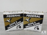 Lot of 2 Boxes of Federal Dove & Small Game 12 Gauge Shotgun Shotshells