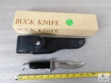 Authentic Buck Knife # 119 in Holster and Original Box.