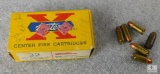 1 Box of Western 32 Smith & Wesson Center Fire Lubaloy Cartridges. Approx 56.