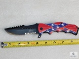 New Confederate Heritage Tactical Folder with Spring Assist and Belt Clip