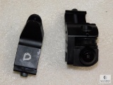 New AR15 45 degree offset front and rear sights