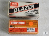 Lot 75 Rounds .38 Special Ammunition Assorted Brands