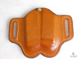 Hunter Leather Double Mag Pouch Adjustable Width for staggered mags