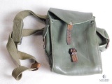 Vintage AK47 or AR15 mag pouch with grenade pouches on each side