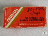 50 Rounds Federal .38 Special Ammunition Ammo