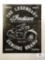The Legendary Indian Motorcycle Tin Sign