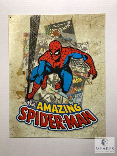 Spider-Man Tin Sign