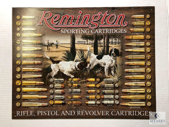 Remington Sporting Cartridges Tin Sign