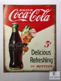 Retro Drink Coca-Cola Tin Sign
