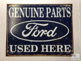 Ford Genuine Parts Used Here Tin Sign