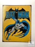 Retro Bat Man Tin Sign