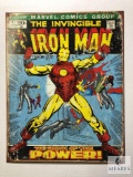 Retro Iron Man First Cover Tin Sign