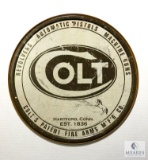 Colt Retro Logo Round Tin Sign