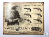 Smith & Wesson Standard Of The World Tin Sign