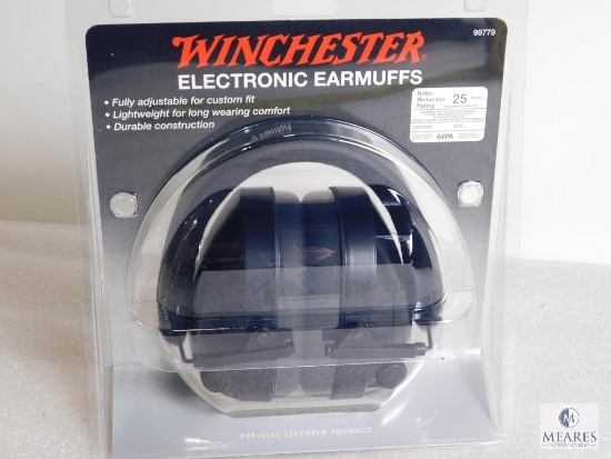 New Winchester Electronic Ear Muffs Hearing Protection for Shooting or Sporting Events