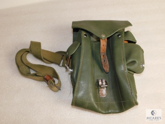 Vintage AK-47 rifle magazine pouch with grenade holder on the side