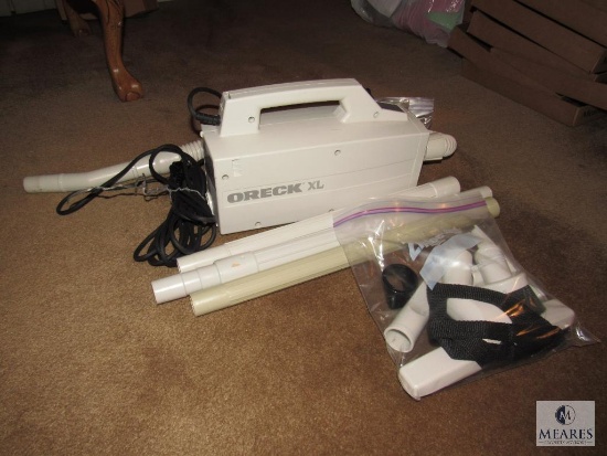 Oreck XL Vacuum with Assorted Attachments