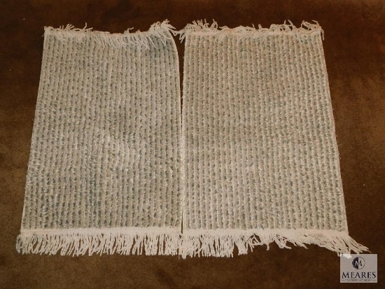 Lot of 2 Matching Front Door Rugs, Back Door Rugs, Mats