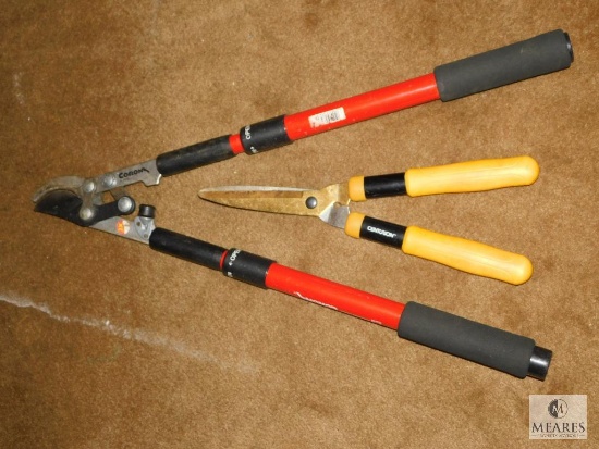 Lot of 2 Hedge Trimmers, Gardening Tools, Assorted Sizes