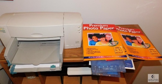 Kodak HP Deskjet 722C Printer and Assorted Photo Paper
