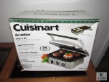 Cuisinart Griddler, Full Size Griddle with Dual Temperature Setting in Original Box