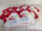 New 12 pack Case 4T Toddler Red w/ Beach Print Short Sleeve Swim / Sun Shirts