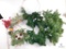 Large Lot of Christmas Garland, Holly, Christmas Decorations