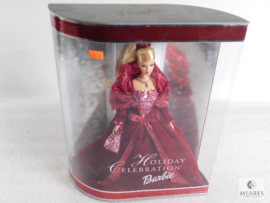 Special Edition Holiday Celebration 2002 Collector Barbie in Original Box Like New!