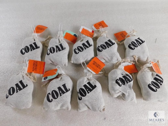 Lot of Approx. 10 "Bags of Coal", Coal is Filled with Putty