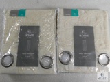 Lot 2 New Serene Embroidery Grommet Panels 50