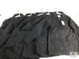 Lot 5 New andeawy Ladies Black light Jackets Zip & Snap Button XS X-Small