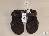New Case 6 Pair Goodfellow Co Mens Brown Sandals All size Medium 9-10