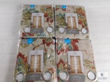 Lot 4 New Bismarck Grommet Panel Curtains 50