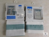 Lot 2 New Pole Pocket Valance Curtains 56