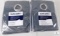 Lot 2 New Sunzero Grommet Curtain Panels 54