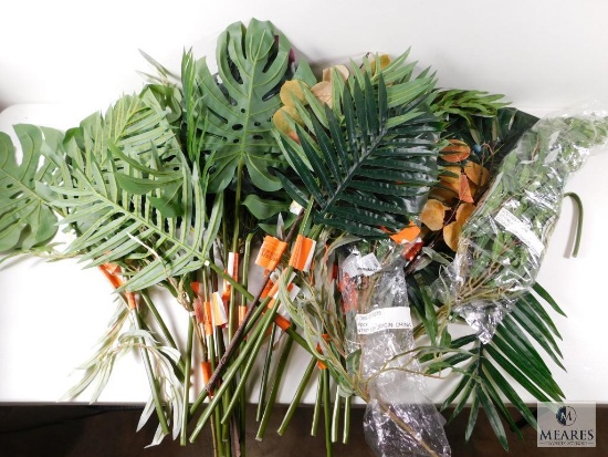 Lot Faux Greenery for Floral Arrangements Palm Fronds +