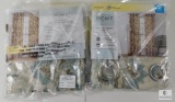 Lot 2 New Bismarck Sheer Grommet Curtain Panels 50