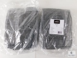 Lot 2 New Eclipse Bryson Gray French Door Curtain Panels 26
