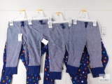 Lot 4 new 2 Pair Cat & Jack 12 Months Baby PJ Pants Pajamas Navy