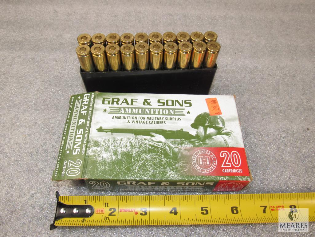 20 Rounds of Graf & Sons 7.5 x 55 Swiss 168 Grain | Proxibid