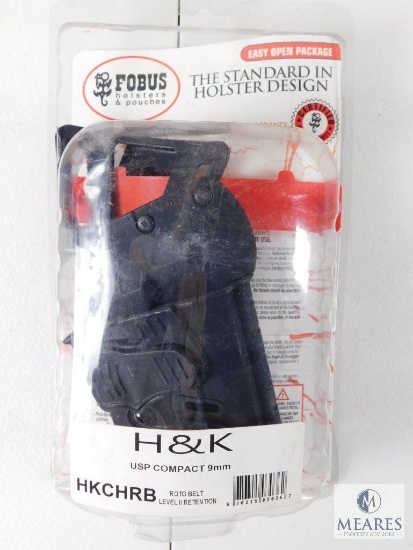 New Fobus Holster for H&K USP Compact 9mm Right to Belt Level II Retention