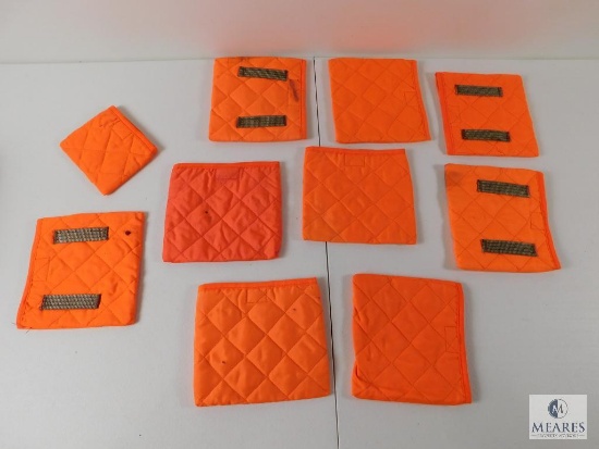 Lot of 10: Hunter Orange Belt Pouches for Ammo or Shells