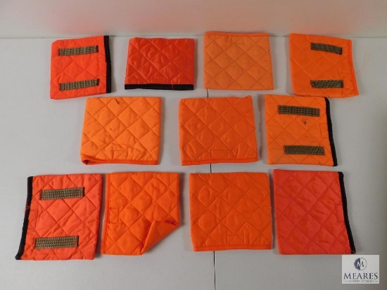 Lot of 10: Hunter Orange Belt Pouches for Ammo or Shells