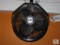Lot of 2 Electric Fans: 24-inch box fan and Air King Industrial Fan