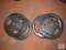 Lot of 4: TKO Tri-Grip Weight plates 25 - lbs each