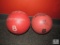 Lot of 2: 8-pound SPRI Xerball Medicine Balls